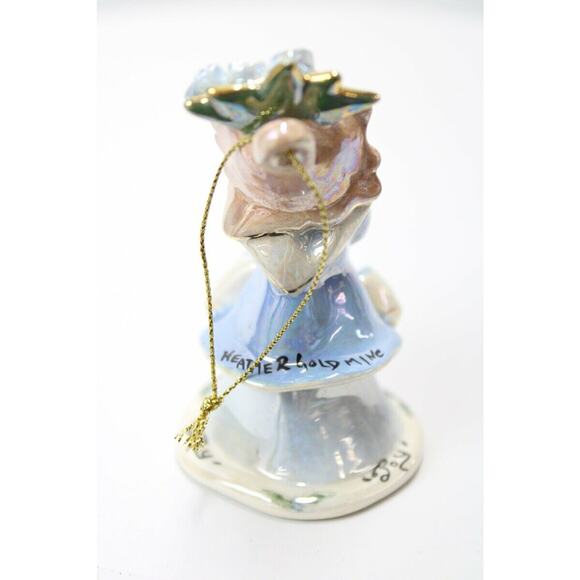 Vintage 2001 Blue Sky Corp "Joy" Angel Christmas Ornament Heather Goldmine - Picture 3 of 8